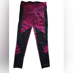 C9 by Champion Swirl Pattern Pink and Black Leggings